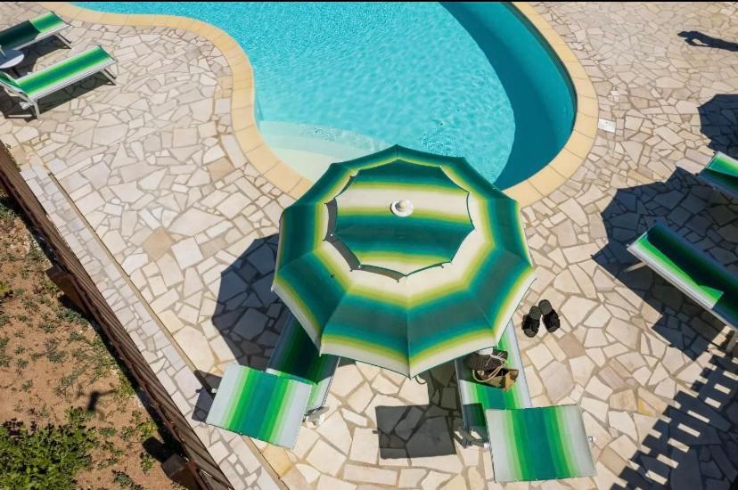 Agriturismo Gli Olivastri Appartamento Raggio Di Sole , Con Piscina E Vista Mare ,Climatizzatore,Wifi Альенту Экстерьер фото
